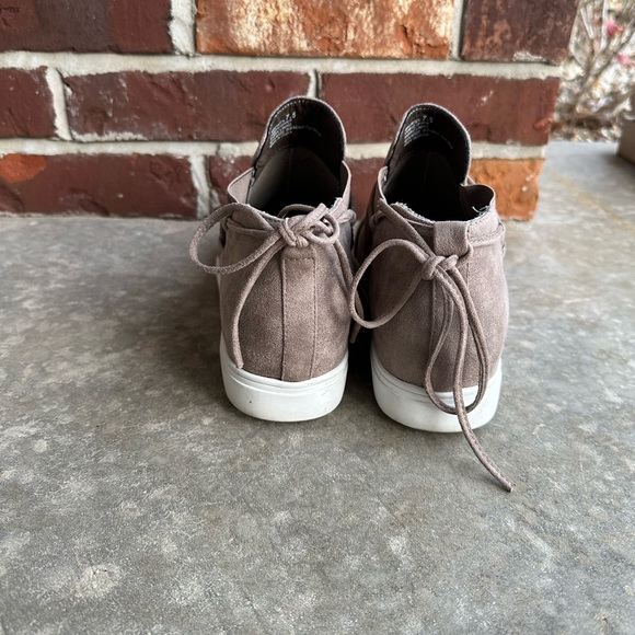 Taupe Suede Sneakers - Picture 4 of 7